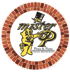 Mister P Pizza and Pasta logo